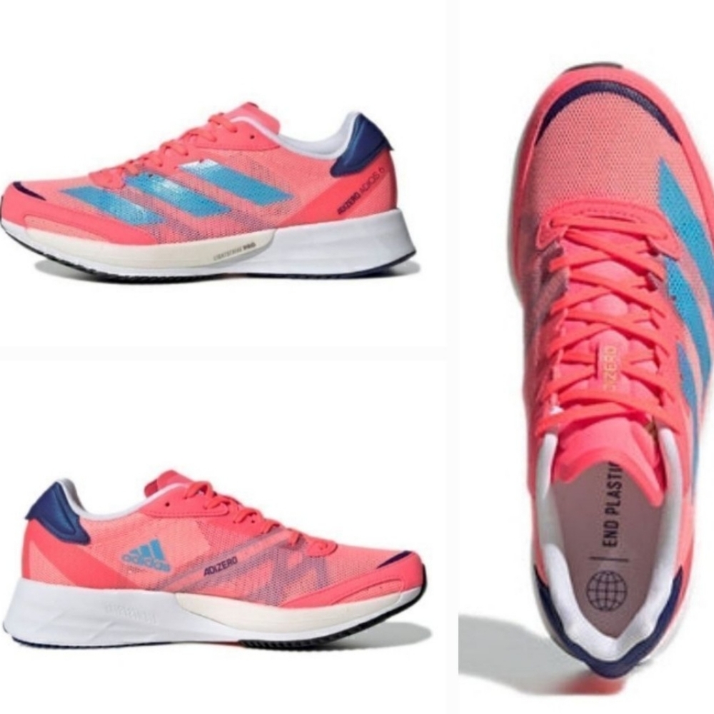 ADIDAS Adizero Adios 6 'Turbo Sky Rush' Women's Running Shoes - Picture 13 of 14